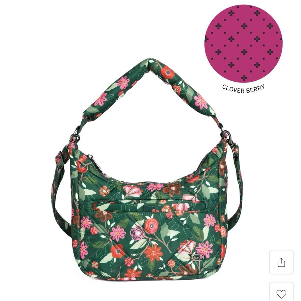 Lug Scamper Everglade Floral Crossbody Bag. NWT